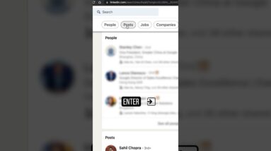 Simple Job Search Trick for #LinkedIn